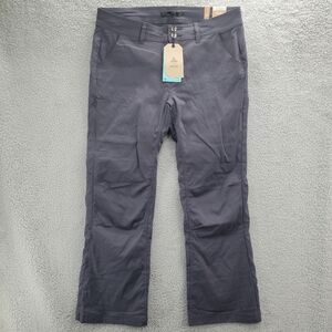 Prana Halle Pants Women's Charcoal Gray NWT Hiking Outdoors